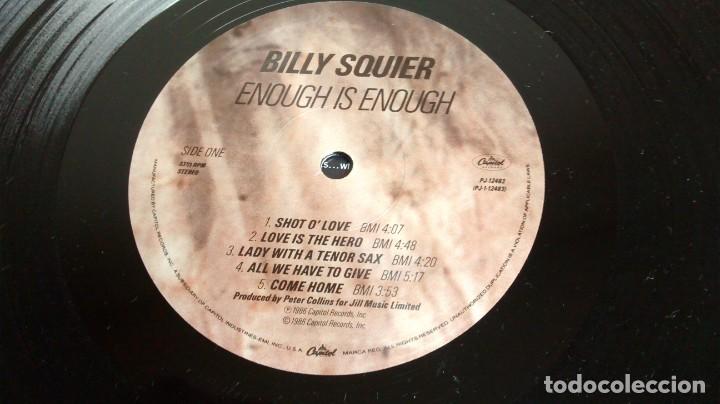 Discos de vinilo: (Nuevo) BILLY SQUIER ENOUGH IS ENOUGH VINILO /variascompras10%20% descuento - Foto 2