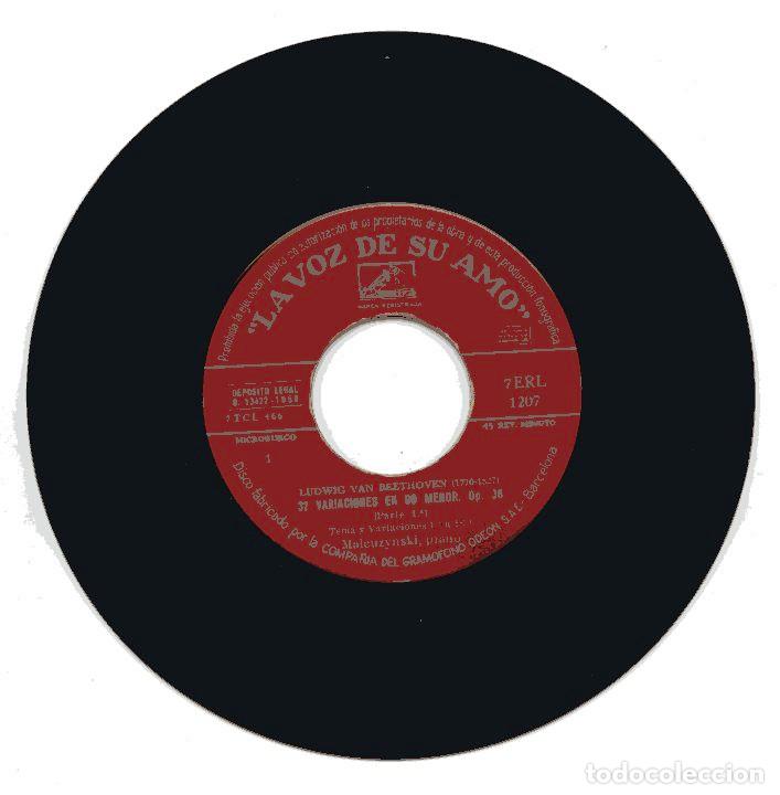 Discos de vinilo: SINGLE BEETHOVEN POR MALCUZYNSKI. 1956. - Foto 2