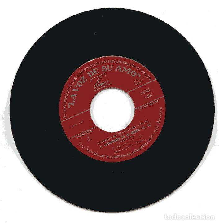 Discos de vinilo: SINGLE BEETHOVEN POR MALCUZYNSKI. 1956. - Foto 3