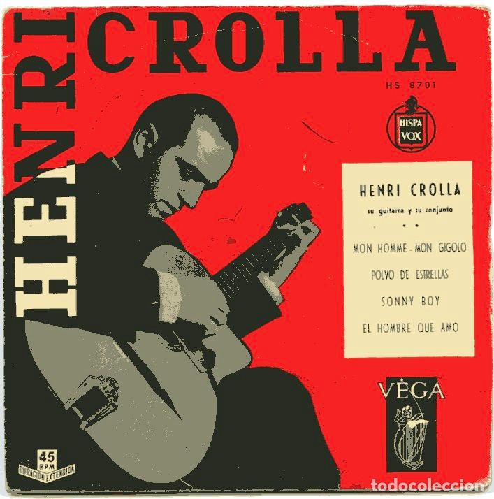 Discos de vinilo: VINILO SINGLEDE HENRI CROLLA. 1957 - Foto 1