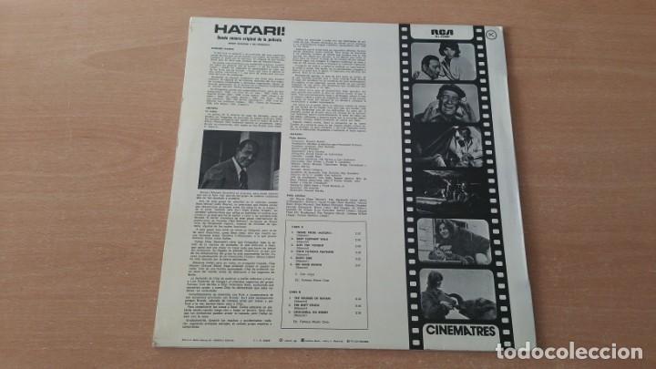Discos de vinilo: LP BSO HATARI HENRY MANCINI RCA 1981 ESPA&Ntilde;A - Foto 2