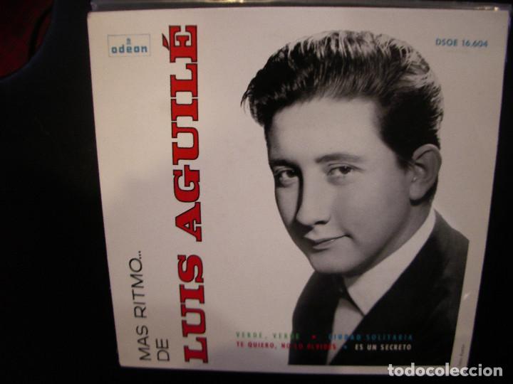 Discos de vinilo: LUIS AGUIL&Eacute;- M&Aacute;S RITMO... DE. EP. - Foto 1