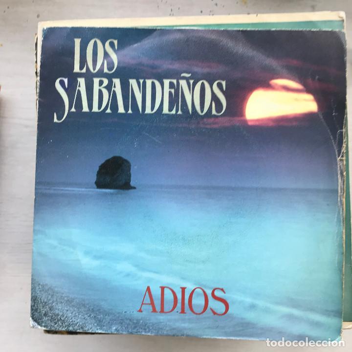 Discos de vinilo: SABANDE&Ntilde;OS - ADI&Oacute;S / SOLAMENTE UNA VEZ - SINGLE ZAFIRO 1990 - Foto 1