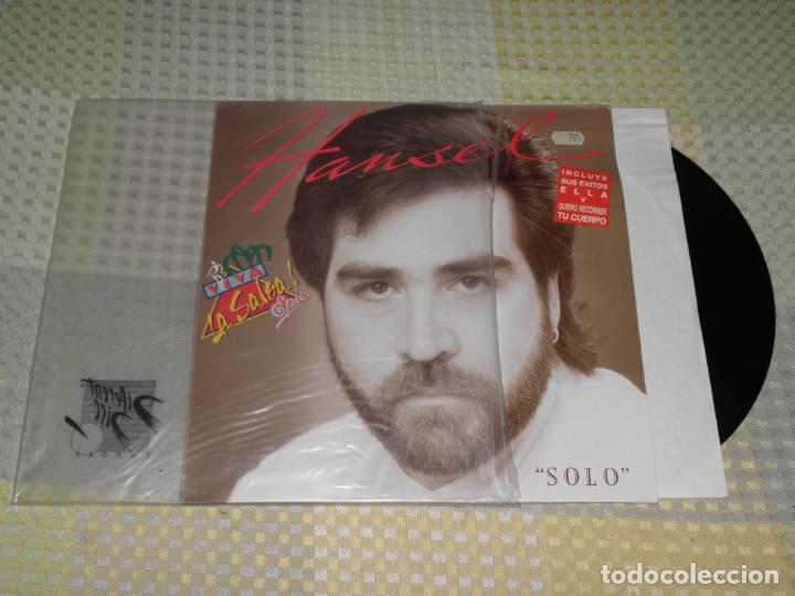 Disques de vinyle: Salsa Latina HANSEL Y LA ORQUESTA CALLE OCHO -Solo- 1989 LP
