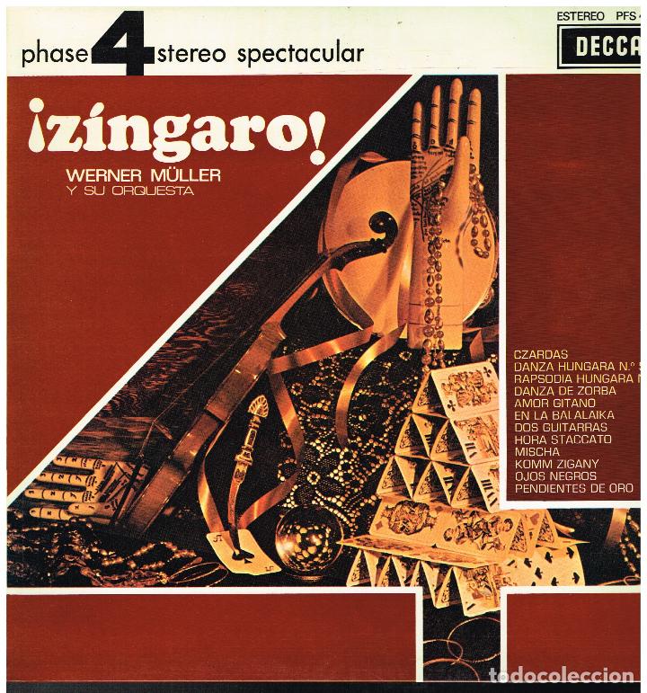 Discos de vinilo: Werner Muller - ZIngaro Espectacular - Lp 1970 - Buen estado - Foto 1