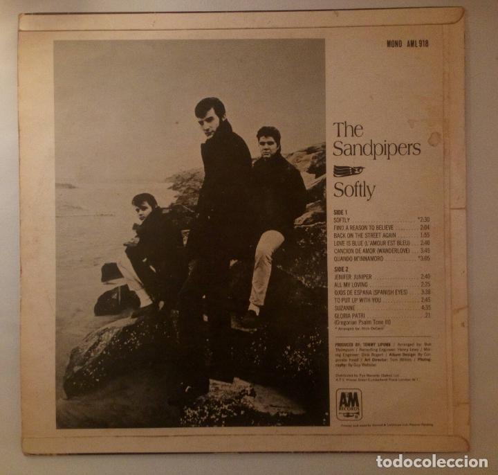 Discos de vinilo: The Sandpipers - Softly (UK) - Foto 2