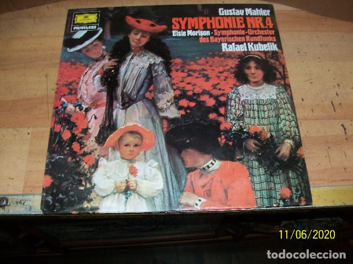 Discos de vinilo: GUSTAV MAHLER- SYMPHONIE N&ordm; 4-ELSIE MORISON-SYMPHONIE-ORCHESTER DES BAYERISCHEN RUNDFUNKS