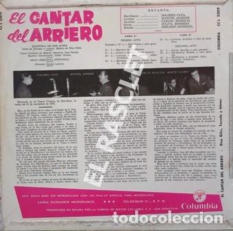 Discos de vinilo: LP - EL CANTAR DE LOS ARRIEROS - GRAN ORQUESTA SINFONICA - - Foto 2