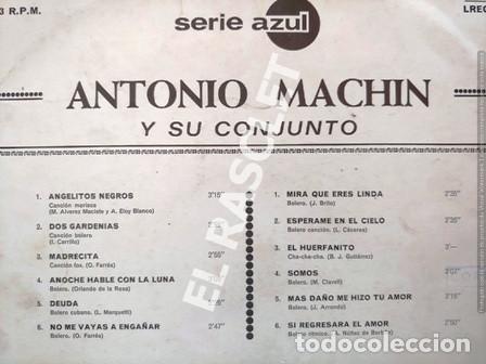 Discos de vinilo: LP - ANTONIO MACHIN Y SU CONJUNTO - - Foto 2