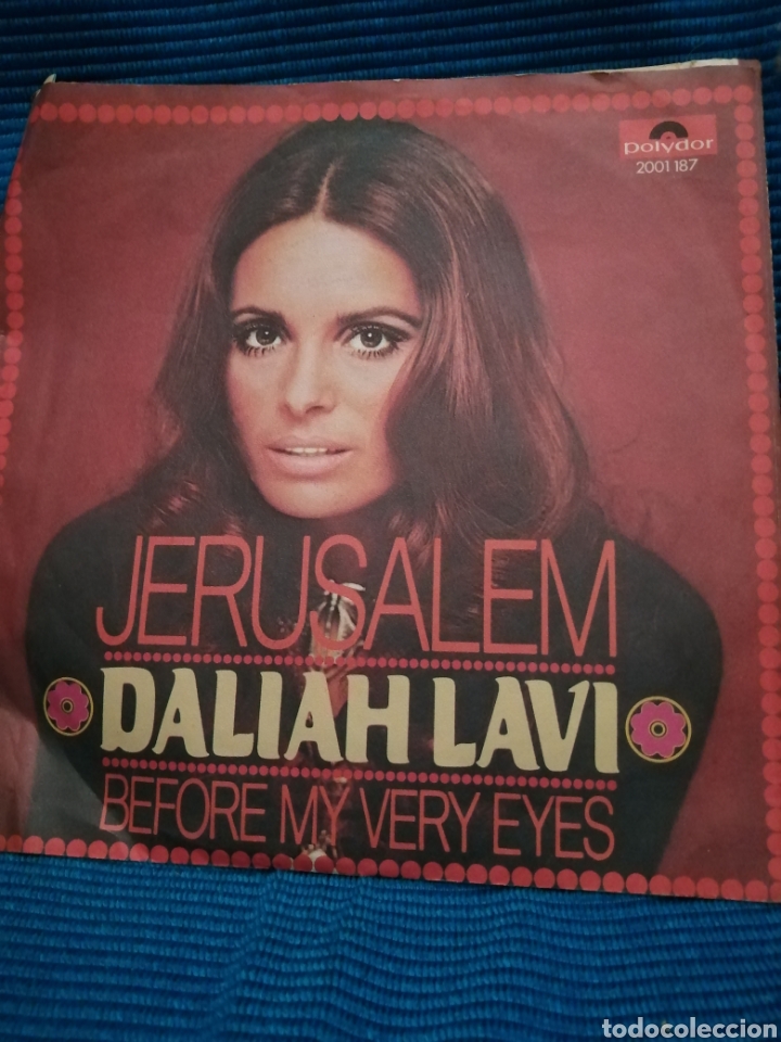 Discos de vinilo: SINGLE DALIAH LAVI, JERUSALEM - Foto 2