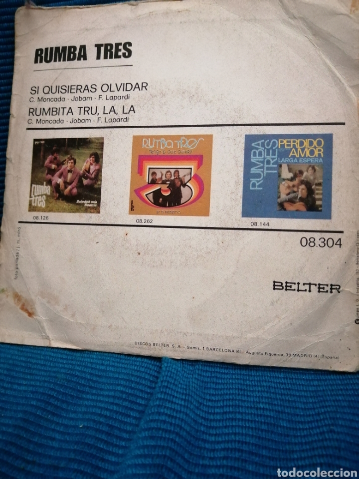 Discos de vinilo: SINGLE RUMBA TRES - Foto 2
