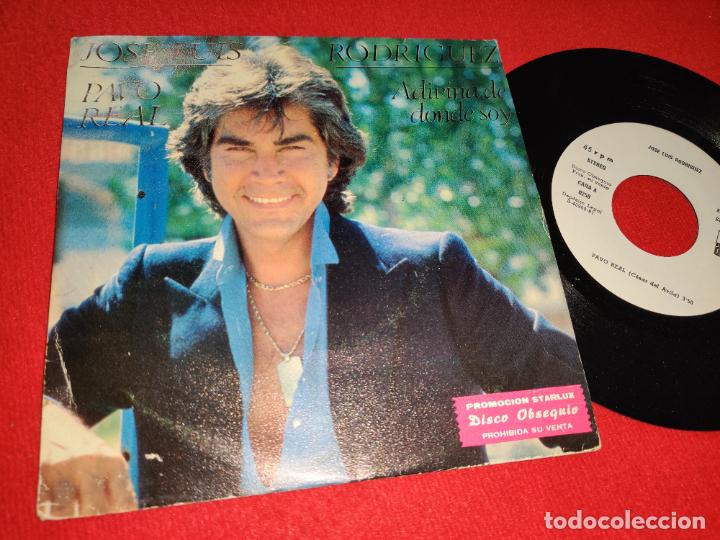 Discos de vinilo: JOSE LUIS RODRIGUEZ EL PUMA Pavo real/Adivina de donde soy 7'' single 1981 Ariola PROMO SPAIN