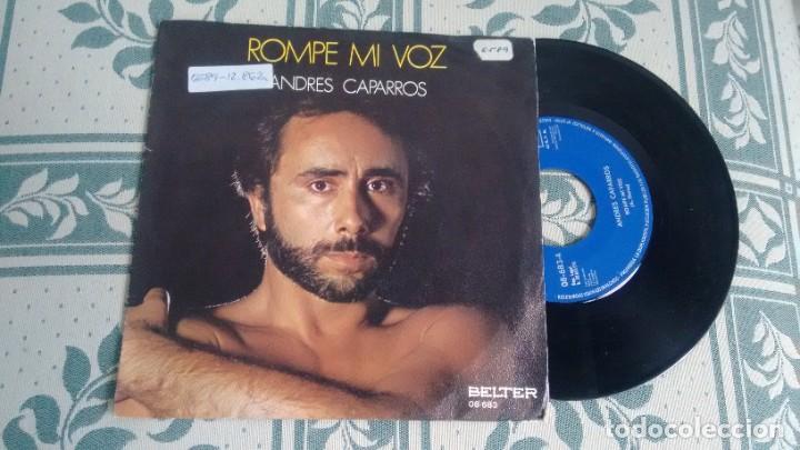 Discos de vinilo: SINGLE (VINILO) DE ANDRES CAPARR&Oacute;S A&Ntilde;OS 70 - Foto 1