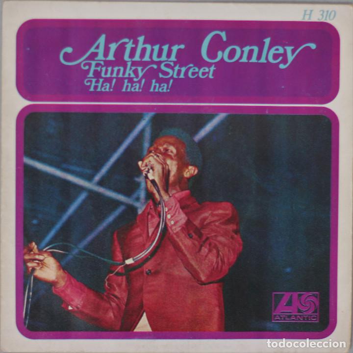 Discos de vinilo: ARTHUR CONLEY// FUNKY STREET// 1968// SINGLE// ATLANTIC - Foto 1