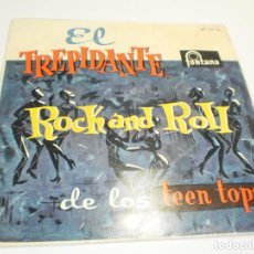 Disques de vinyle: SINGLE LOS TEEN TOPS. EL ROCK CÁRCEL. CONFIDENTE SECUNDARIA. LA PLAGA. BUEN ROCK. FONTANA 1960. Lote 223785772