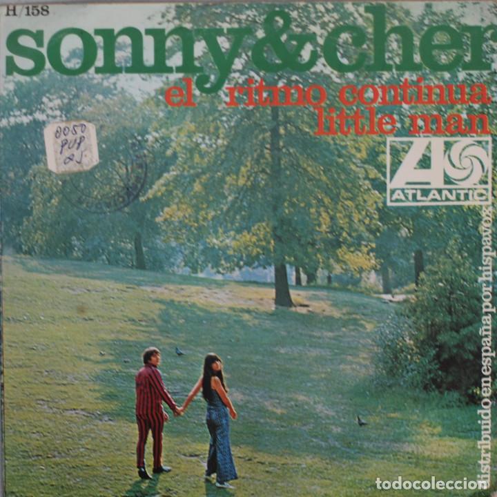 Discos de vinilo: SONNY & CHER// EL RITMO CONTINUA// 1967// SINGLE// ATLANTIC - Foto 1