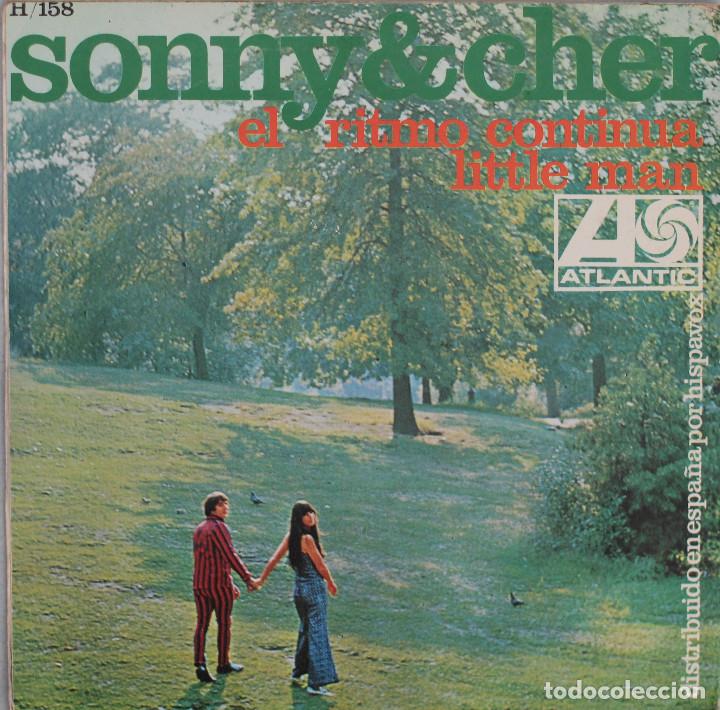 Discos de vinilo: SONNY & CHER// EL RITMO CONTINUA// 1967// SINGLE// ATLANTIC - Foto 2
