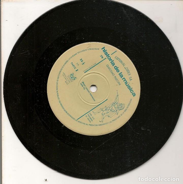Discos de vinilo: DISCO. SINGLE VINILO. GIACOMO PUCCINI. CODEX (P/C62) - Foto 1
