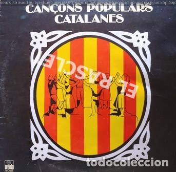 Discos de vinilo: LP DE - CAN&Ccedil;ONS POPULARS CATALANES - - Foto 1