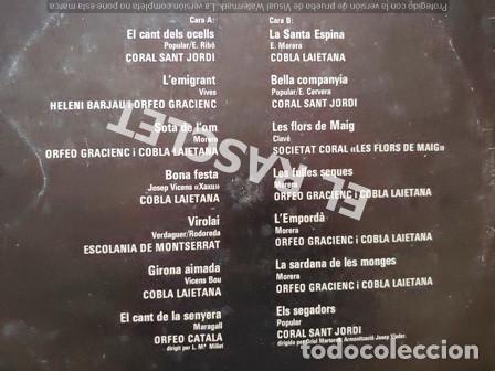 Discos de vinilo: LP DE - CAN&Ccedil;ONS POPULARS CATALANES - - Foto 2