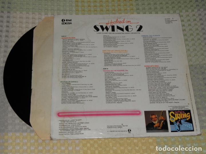 Discos de vinilo: LARRY ELGART-HOOKED ON SWING 2 / LP K-TEL DE 1983 - Foto 2