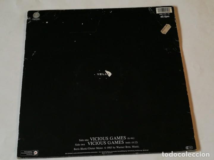 Discos de vinilo: Yello - Vicious Games - 1985 - Foto 2