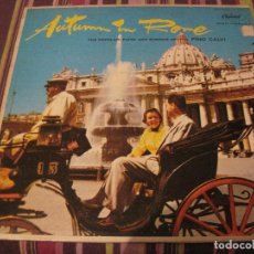 Discos de vinilo: LP PINO CALVI AUTUMN IN ROME CAPITOL 10027 USA 1956