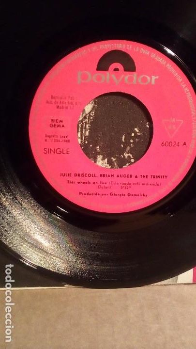 Discos de vinilo: JULIE DRISCOLL , B. AUGER & THE TRINITY . - Foto 2