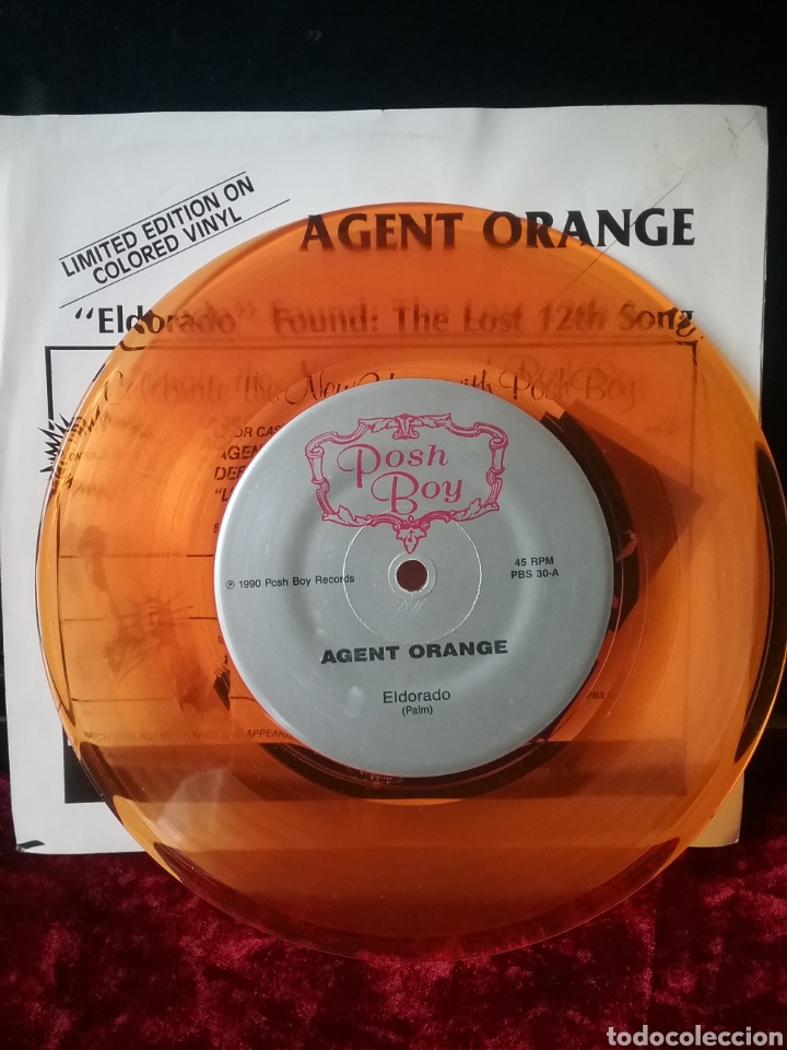 Discos de vinilo: AGENT ORANGE 1990 Limited Edition Posh -Boy - Foto 3