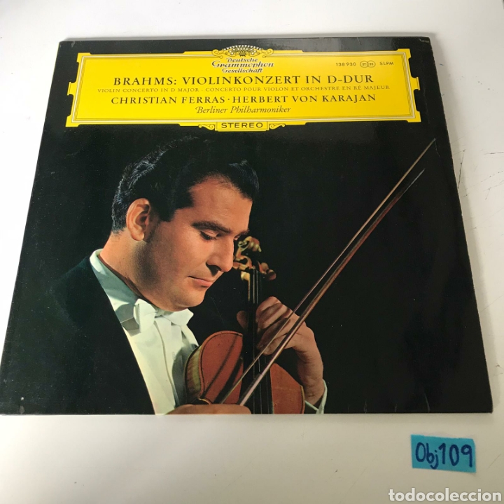 Discos de vinilo: Brahms violinkonzert un d_dur - Foto 1