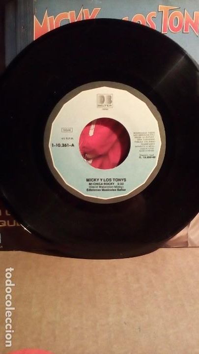 Discos de vinilo: MICKY Y LOS TONYS - MI CHICA . - Foto 2