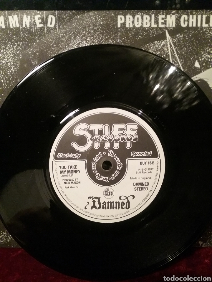 Discos de vinilo: DAMNED 1977 STIFF RECORDS - Foto 4