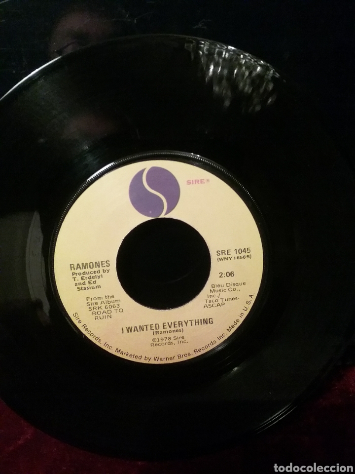 Discos de vinilo: RAMONES 1978 ORIGINAL SIRE U.S.A. - Foto 2