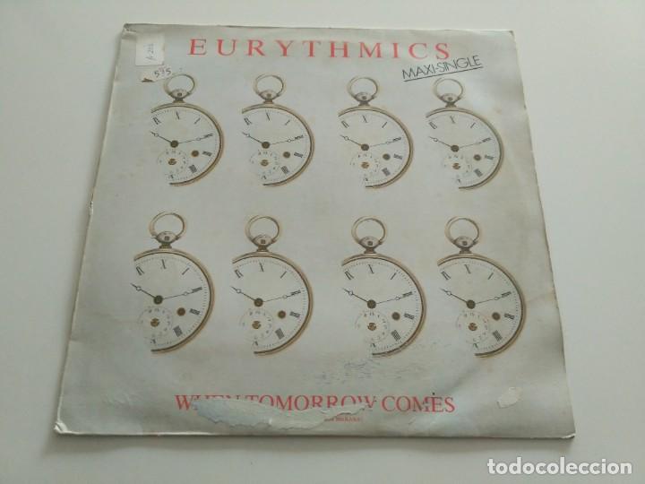 Discos de vinilo: Eurythmics - When Tomorrow Comes = Cuando Llegue Ma&ntilde;ana - Foto 1
