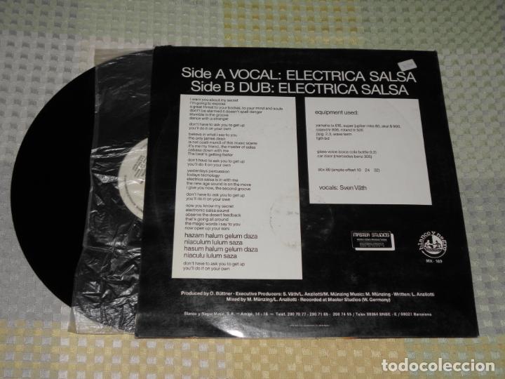 Discos de vinilo: OFF, ELECTRICA SALSA (BABA BABA) MAXI-SINGLE BLANCO Y NEGRO 1987 SPAIN - Foto 2