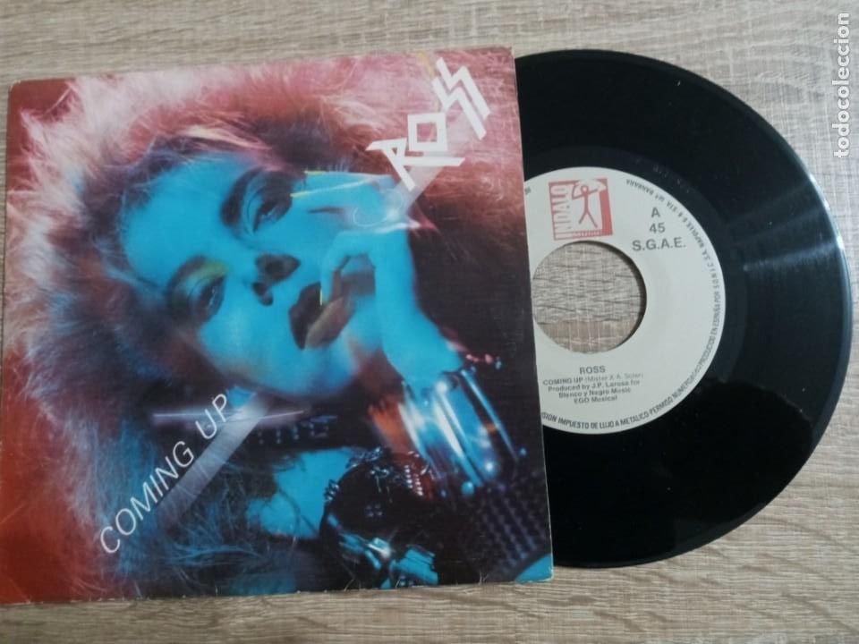 Discos de vinilo: ROSS .COMING UP 1986.SINGLE. - Foto 1