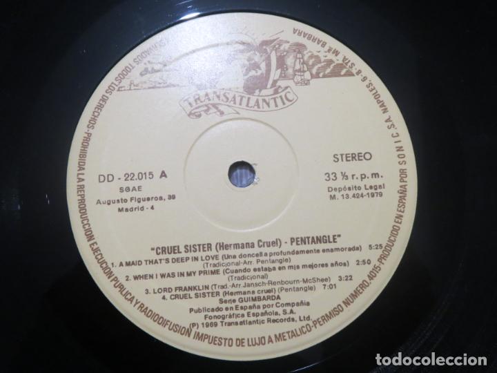 Discos de vinilo: PENTANGLE CRUEL SISTER - REFLECTION TRANSATLANTIC 1979 LP VINILO - Foto 8