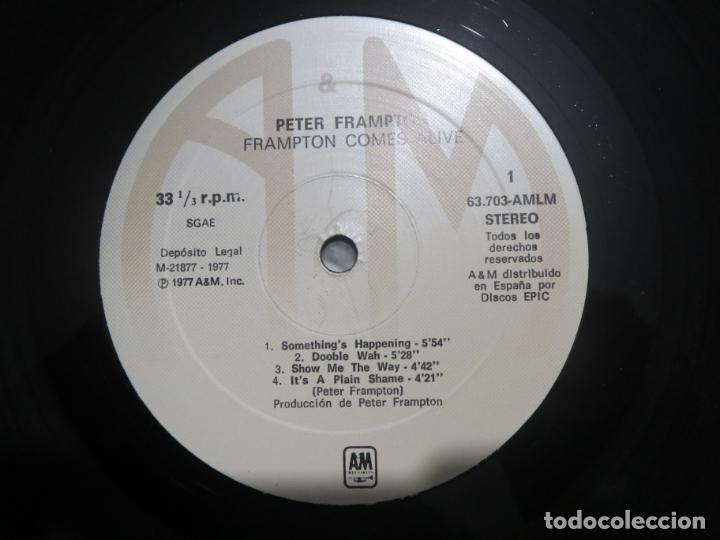 Discos de vinilo: PETER FRAMPTON COME ALIVE! A&M 1977 LP VINILO - Foto 7