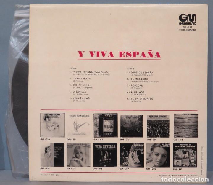 Discos de vinilo: LP. Y VIVA ESPA&Ntilde;A - Foto 2