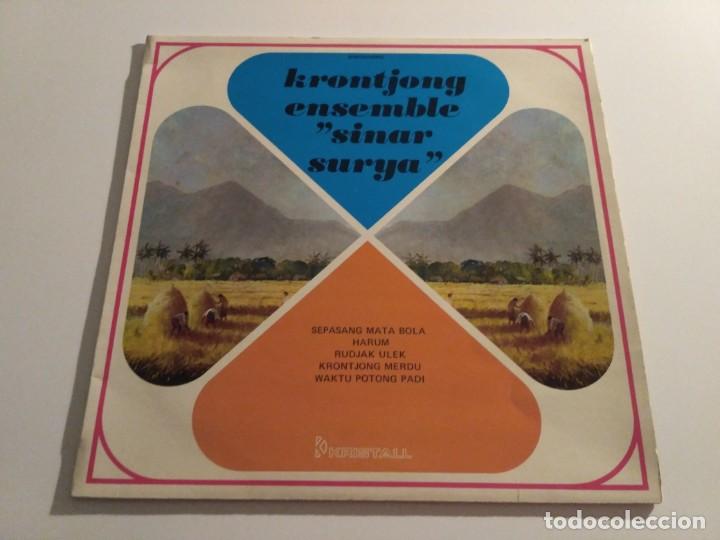 Discos de vinilo: Krontjong Ensemble &rdquo;Sinar Surya&rdquo; - Lief Java (LP, RE) - Foto 1