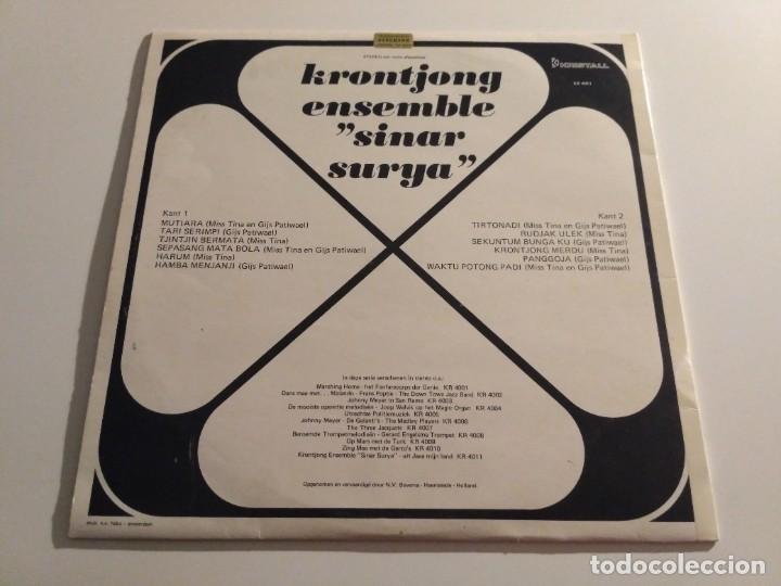 Discos de vinilo: Krontjong Ensemble &rdquo;Sinar Surya&rdquo; - Lief Java (LP, RE) - Foto 2