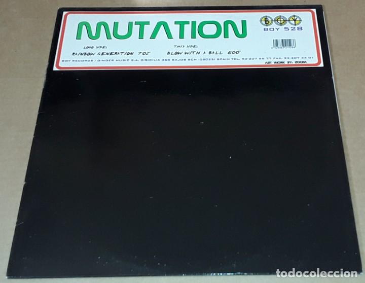 Discos de vinilo: MAXI SINGLE - MUTATION - RAINBOW GENERATION / BLOW WITH A BALL - MUTATION - Foto 1