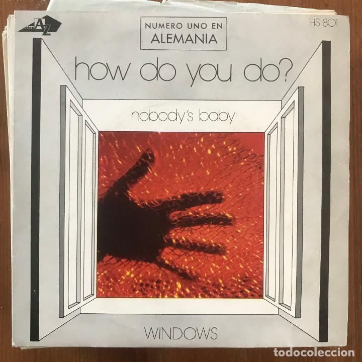 Discos de vinilo: WINDOWS - HOW DO YOU DO? - SINGLE HISPAVOX 1972 - Foto 1