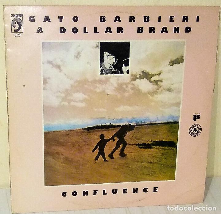 Discos de vinilo: GATO BARBIERI & DOLLAR BRAND - CONFLUENCE DISCOPHON - 1977 - Foto 1