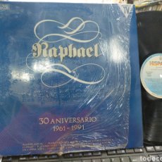 Dischi in vinile: RAPHAEL DOBLE LP 30 ANIVERSARIO CARPETA DOBLE 1991. Lote 224094848