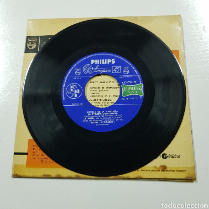 Discos de vinilo: MICHEL LEGRAND Y SU ORQUESTA 1959 - Foto 3