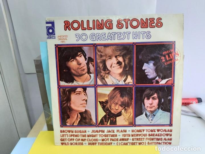 Discos de vinilo: DISCO DE VINILO LP ROLLING STONE 30 EXITOS - Foto 1