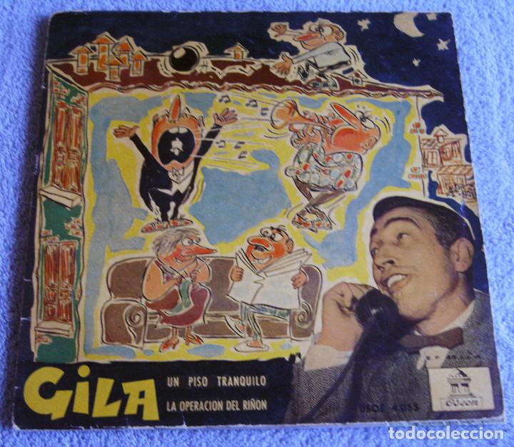 Discos de vinilo: GILA - SINGLE - UN PISO TRANQUILO + 1 - A&Ntilde;O 1958 - Foto 1