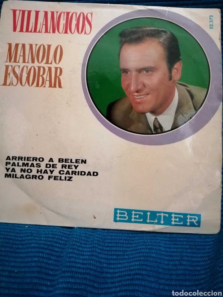 Discos de vinilo: MANOLO ESCOBAR VILLANCICOS - Foto 1