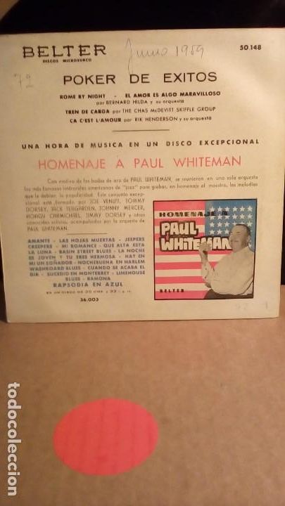 Discos de vinilo: POKER DE EXITOS - VARIOS . - Foto 3